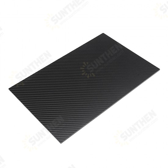 200X250mm 3K Carbon Fiber Board Carbon Fiber Plate Twill Weave Matte Panel Sheet 0.5-5mm Thickness