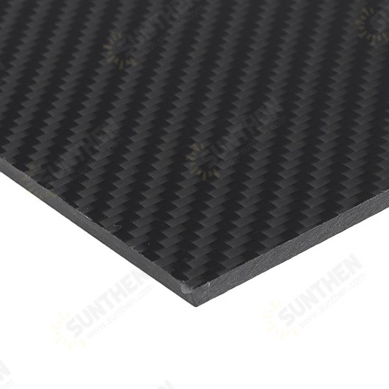 200X250mm 3K Carbon Fiber Board Carbon Fiber Plate Twill Weave Matte Panel Sheet 0.5-5mm Thickness