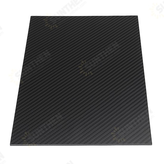 200X250mm 3K Carbon Fiber Board Carbon Fiber Plate Twill Weave Matte Panel Sheet 0.5-5mm Thickness