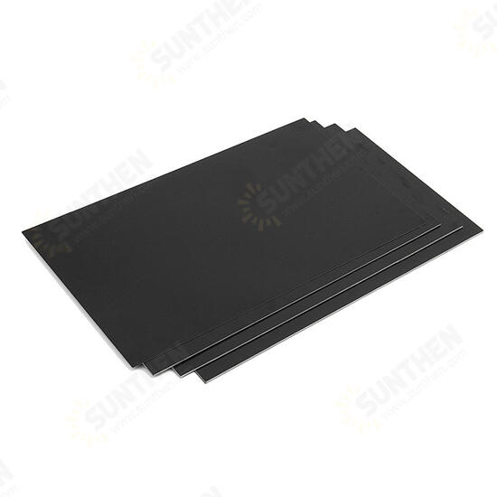 200x250mm 0.5-5mm Black Fiberglass Sheet Glass Fiber Sheet Epoxy Glass FR4 Glass Fiber Plate for DIY Craft