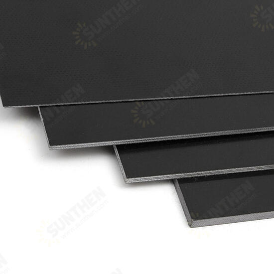 200x250mm 0.5-5mm Black Fiberglass Sheet Glass Fiber Sheet Epoxy Glass FR4 Glass Fiber Plate for DIY Craft