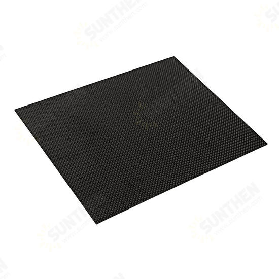 200x250x(0.5-2)mm Plain Weave 3K Carbon Fiber Plate Panel Sheet Tabby Matt Surface Board