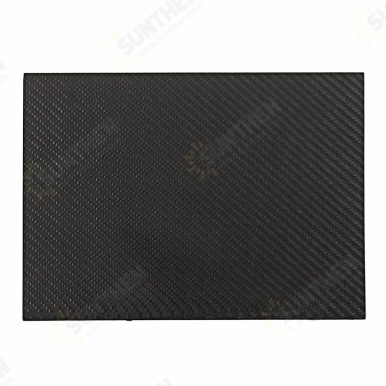 200x250x(0.5-2)mm Plain Weave 3K Carbon Fiber Plate Panel Sheet Twill Matt Surface Board