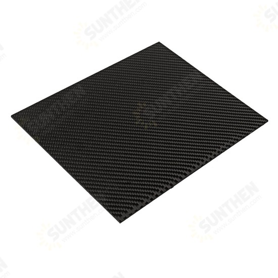 200x250x(0.5-2)mm Plain Weave 3K Carbon Fiber Plate Panel Sheet Twill Matt Surface Board