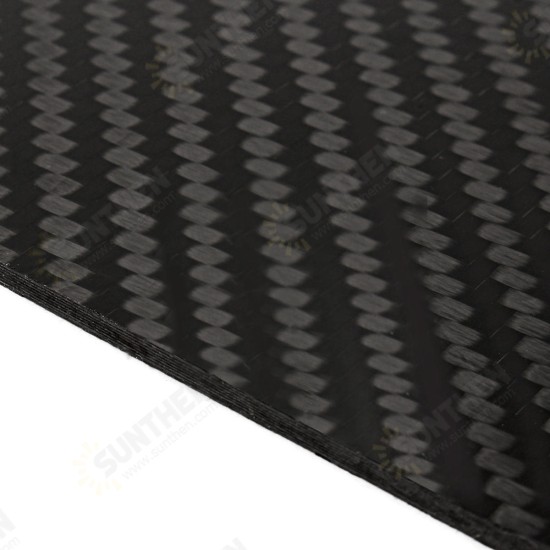 200x250x(0.5-2)mm Plain Weave 3K Carbon Fiber Plate Panel Sheet Twill Matt Surface Board