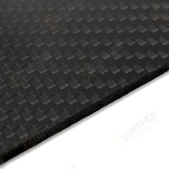 200x250x(0.5-2)mm Plain Weave 3K Carbon Fiber Plate Panel Sheet Twill Matt Surface Board