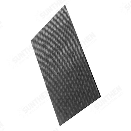 200x250x(0.5-5)mm 3K Black Twill Weave Carbon Fiber Plate Sheet Glossy Carbon Fiber Board Panel High Composite RC Material