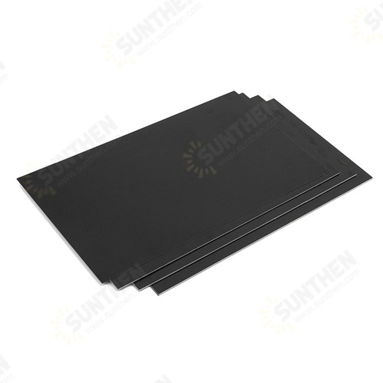 200x300mm 0.5-5mm Black Fiberglass Sheet Glass Fiber Sheet Epoxy Glass FR4 Glass Fiber Plate for DIY Craft