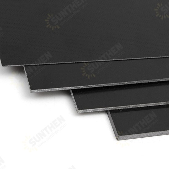 200x300mm 0.5-5mm Black Fiberglass Sheet Glass Fiber Sheet Epoxy Glass FR4 Glass Fiber Plate for DIY Craft