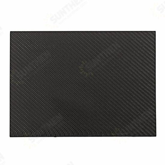 200x300x(0.5-5)mm Black Carbon Fiber Plate Panel Sheet Board Matte Twill Weave