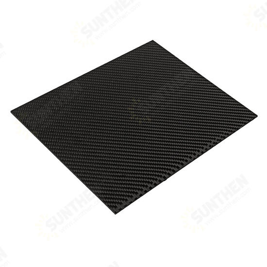 200x300x(0.5-5)mm Black Carbon Fiber Plate Panel Sheet Board Matte Twill Weave