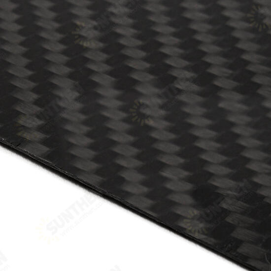 200x300x(0.5-5)mm Black Carbon Fiber Plate Panel Sheet Board Matte Twill Weave