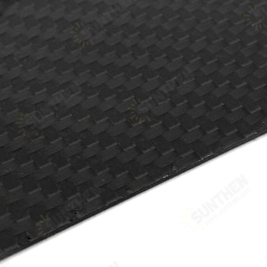 200x300x(0.5-5)mm Black Carbon Fiber Plate Panel Sheet Board Matte Twill Weave