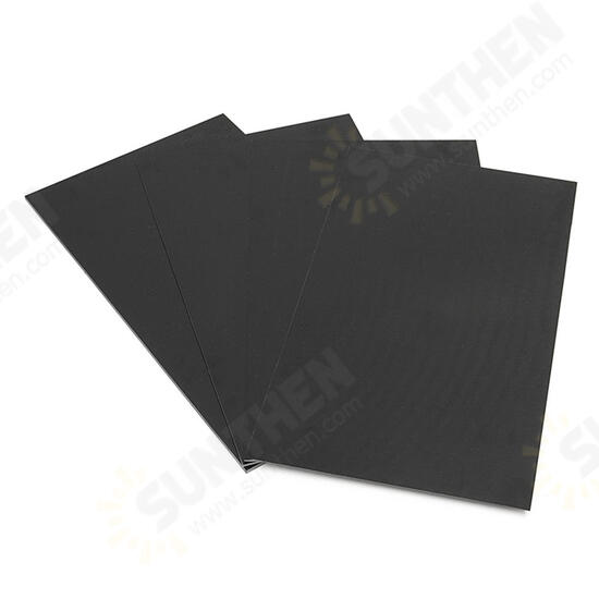 250x420mm 0.5-5mm Black Fiberglass Sheet Glass Fiber Sheet Epoxy Glass FR4 Glass Fiber Plate for DIY Craft