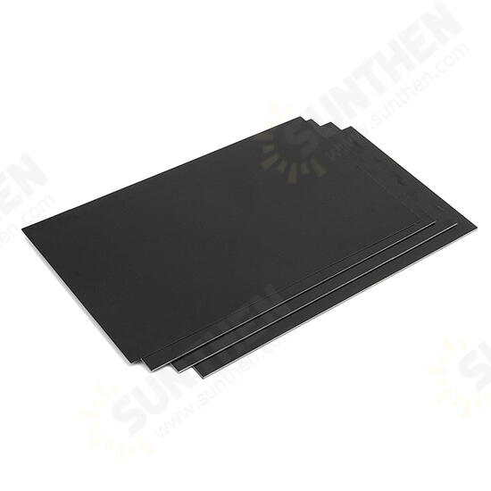 250x420mm 0.5-5mm Black Fiberglass Sheet Glass Fiber Sheet Epoxy Glass FR4 Glass Fiber Plate for DIY Craft