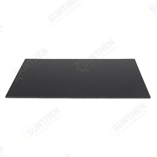 300X500mm 3K Carbon Fiber Board Carbon Fiber Plate Plain Weave Matte Panel Sheet 0.5-5mm Thickness