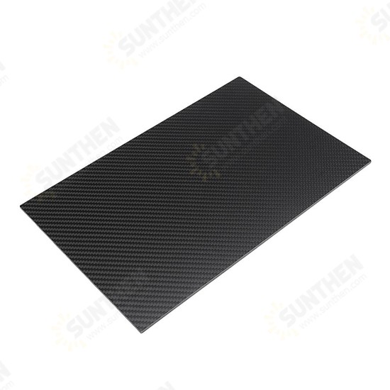 300X500mm 3K Carbon Fiber Board Carbon Fiber Plate Plain Weave Matte Panel Sheet 0.5-5mm Thickness