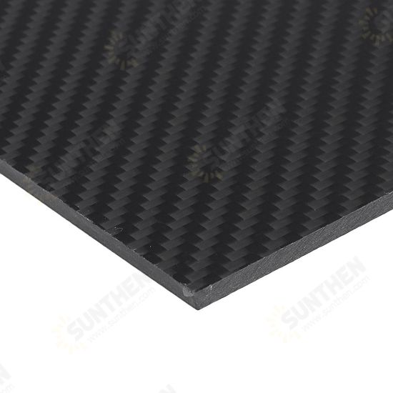 300X500mm 3K Carbon Fiber Board Carbon Fiber Plate Plain Weave Matte Panel Sheet 0.5-5mm Thickness