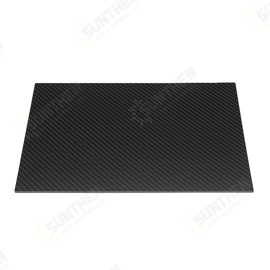 300X500mm 3K Carbon Fiber Board Carbon Fiber Plate Twill Weave Matte Panel Sheet 0.5-5mm Thickness