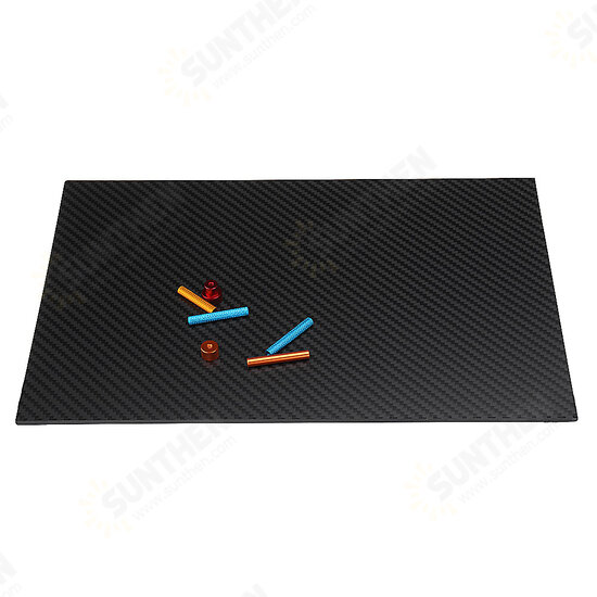 300X500mm 3K Carbon Fiber Board Carbon Fiber Plate Twill Weave Matte Panel Sheet 0.5-5mm Thickness