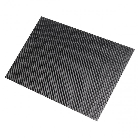 400x500x(0.5-5)mm 3K Black Twill Weave Carbon Fiber Plate Sheet Glossy Carbon Fiber Board Panel High Composite RC Material