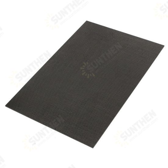 CF20301 3K 200x300x1mm Plain Weave Carbon Fiber Plate Panel Sheet Aircraft Model Building