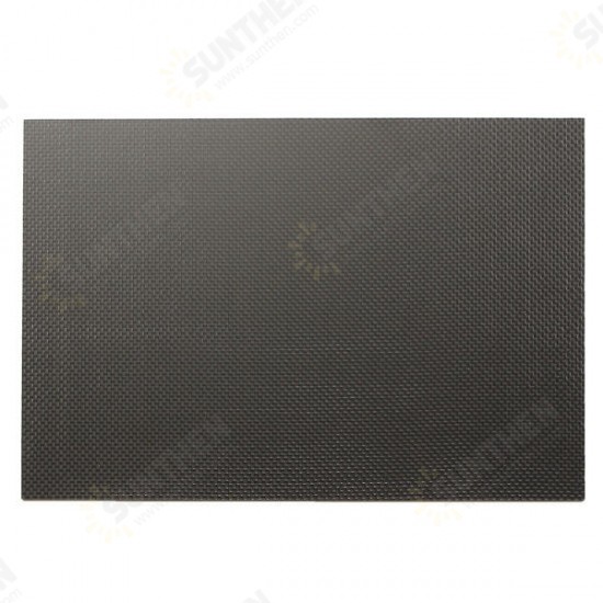 CF20301 3K 200x300x1mm Plain Weave Carbon Fiber Plate Panel Sheet Aircraft Model Building