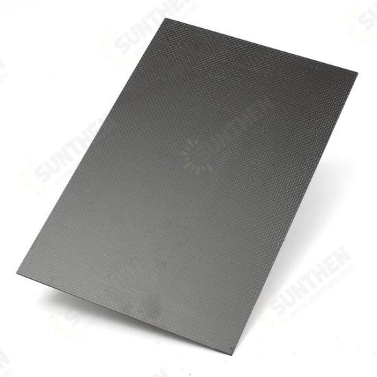 CF20301 3K 200x300x1mm Plain Weave Carbon Fiber Plate Panel Sheet Aircraft Model Building