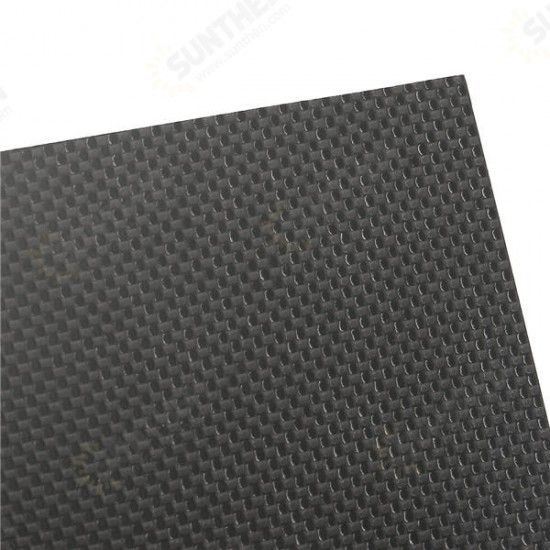 CF20301 3K 200x300x1mm Plain Weave Carbon Fiber Plate Panel Sheet Aircraft Model Building