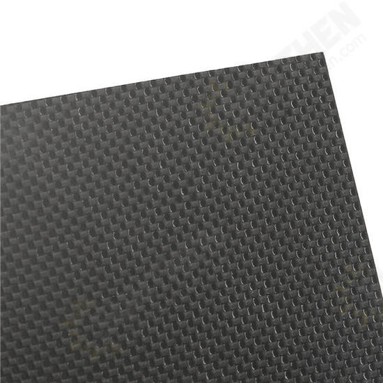 CF20302 3K 200x300x2mm Plain Weave Carbon Fiber Plate Panel Sheet