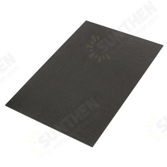 CF203045 3K 200x300x4.5mm Plain Weave Carbon Fiber Plate Panel Sheet Aircraft Model Building