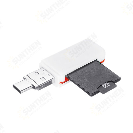 5 in 1 Multi-function USB Card Reader Support SD TF Cards