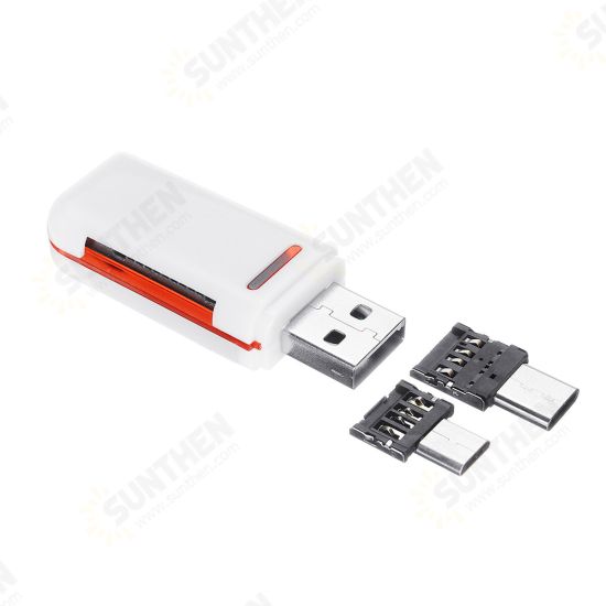 5 in 1 Multi-function USB Card Reader Support SD TF Cards