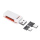 5 in 1 Multi-function USB Card Reader Support SD TF Cards