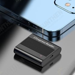 Type-B Card Reader USB3.1 Gen2 Adapter 1050MB/s LED Light Portable Aluminum Alloy Cardreader Adapter for SLR Laptop Type-B Card Reader USB3.1 Gen2 Adapter 1050MB/s LED Light Portable Aluminum Alloy Cardreader Adapter for SLR Laptop