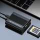 Type-B Card Reader USB3.1 Gen2 Adapter 1050MB/s LED Light Portable Aluminum Alloy Cardreader Adapter for SLR Laptop