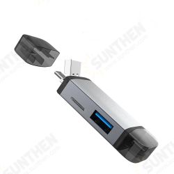 Type-C USB3.0 Micro USB Multifunctional 6 in 1 Multi-Card Reader TF Card OTG Reader with HUB for Tablet Smartphone Type-C USB3.0 Micro USB Multifunctional 6 in 1 Multi-Card Reader TF Card OTG Reader with HUB for Tablet Smartphone