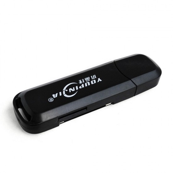 C202 2 in 1 USB2.0 Card Reader SD TF Card Multifunctional Memory Card Reader Adapter for Computer Mobile Phone