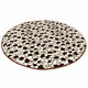 100x100cm Coral Velvet Bathroom Absorbent Carpet Anti Slip Door Sill Round Mat Rug