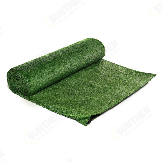 15mm Artificial Grass Mat Lawn Synthetic Green Yard Garden In/Outdoor