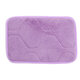 30x20cm Small Shape Non Slip Absorbent Coral Velvet Memory Foam Mat