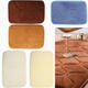 30x20cm Small Shape Non Slip Absorbent Coral Velvet Memory Foam Mat