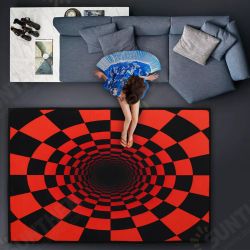 3D Printed Square Non-slip Livingroom Kitchen Bathroom Modern Home Room Bedroom Floor Mat 3D Printed Square Non-slip Livingroom Kitchen Bathroom Modern Home Room Bedroom Floor Mat