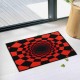 3D Printed Square Non-slip Livingroom Kitchen Bathroom Modern Home Room Bedroom Floor Mat