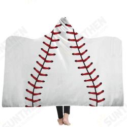 3D Sport Hooded Blankets Printed Warm Winter Wearable Soft Plush Mats Thick Nap 3D Sport Hooded Blankets Printed Warm Winter Wearable Soft Plush Mats Thick Nap