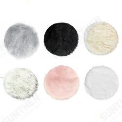 40cm Fluffy Rug Round Pad Carpet Hairy Fur Shag Sheepskin Bedroom Floor Mat 40cm Fluffy Rug Round Pad Carpet Hairy Fur Shag Sheepskin Bedroom Floor Mat