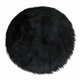 40cm Fluffy Rug Round Pad Carpet Hairy Fur Shag Sheepskin Bedroom Floor Mat