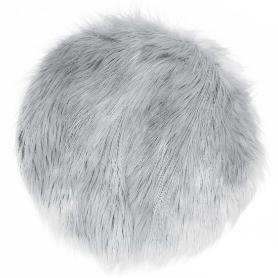 40cm Fluffy Rug Round Pad Carpet Hairy Fur Shag Sheepskin Bedroom Floor Mat