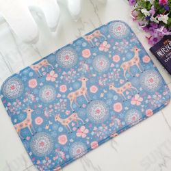 40x60cm Christmas Flannel Velvet Memory Foam Rug Absorbent Bathroom Mat Non-slip Soft Floor Carpet 40x60cm Christmas Flannel Velvet Memory Foam Rug Absorbent Bathroom Mat Non-slip Soft Floor Carpet