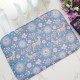 40x60cm Christmas Flannel Velvet Memory Foam Rug Absorbent Bathroom Mat Non-slip Soft Floor Carpet